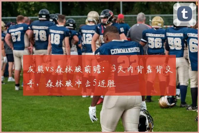 灰熊vs森林狼前瞻:3天内背靠背交手,森林狼冲击5连胜